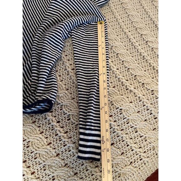 Madewell Womens Striped Mock Neck Sweater S Black & White‎ - Viscose Blend - Picture 10 of 12
